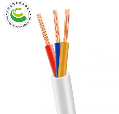 ZR-RVV 3芯  3*0.5mm²-3*6mm² 铜芯聚氯乙烯绝缘聚乙烯护套软电线 国标铜芯低压电缆