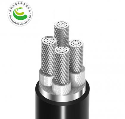 4芯  ZR-YJLV22 4*10mm²--4*400mm² 铝芯交联聚乙烯绝缘聚氯乙烯护套钢带铠装电力电缆