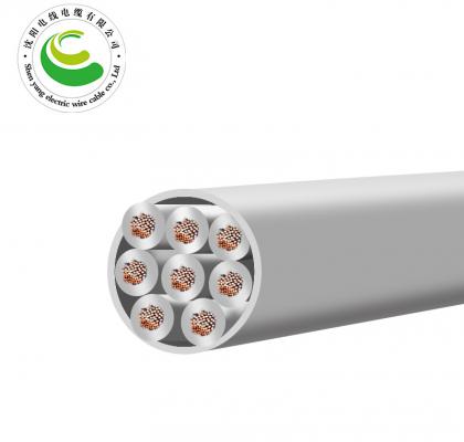 ZR-RVV 8芯  8*0.5mm²--8*1.5mm² 铜芯聚氯乙烯绝缘聚乙烯护套软电线 国标铜芯低压电缆