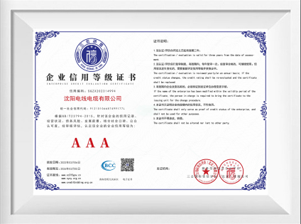 企业信用等级证