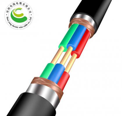 3芯  ZR-KVVP22  2--30芯*（ 1.5--2.5mm²）  阻燃铜芯聚氯乙烯绝缘聚乙烯护套钢带铠装电缆