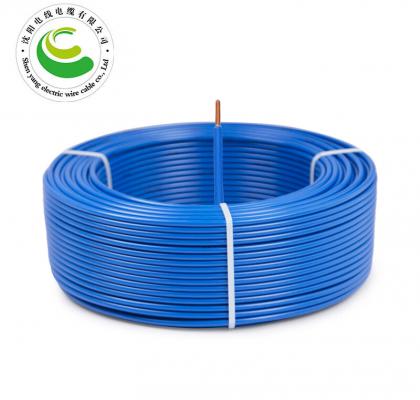 ZR-BV-450/750V-1X4mm²国标铜芯电线阻燃单芯硬线-95米捆-蓝色 1.5mm²-240mm²