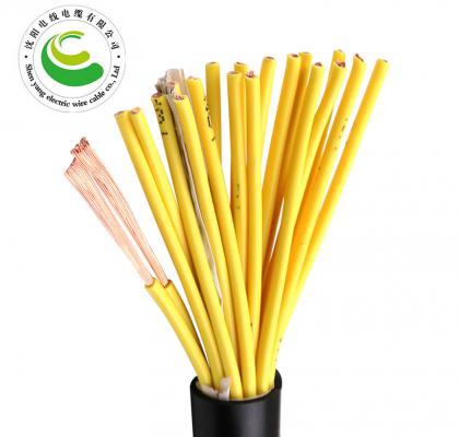 20芯  ZR-YJV 20*0.5mm²--20*2.5mm² 铜芯聚氯乙烯绝缘聚乙烯护套控制软电缆  铜芯电缆