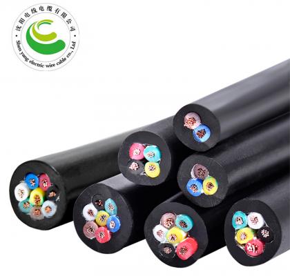 8芯  ZR-YJV 8*0.5mm²--8*2.5mm² 铜芯聚氯乙烯绝缘聚乙烯护套控制软电缆  铜芯电缆