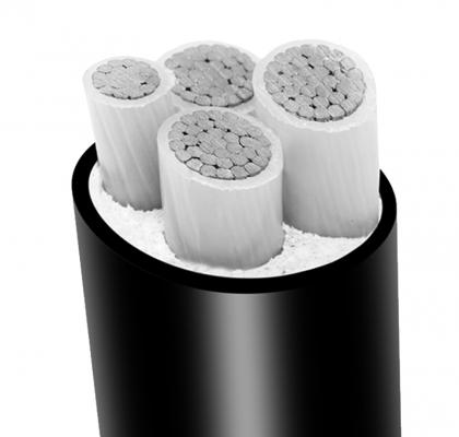 3+1芯  ZR-YJLV  3*10+1*6mm²--3*300+1*150mm² 铝芯交联聚乙烯绝缘聚氯乙烯护套电力电缆 铝芯电力电缆