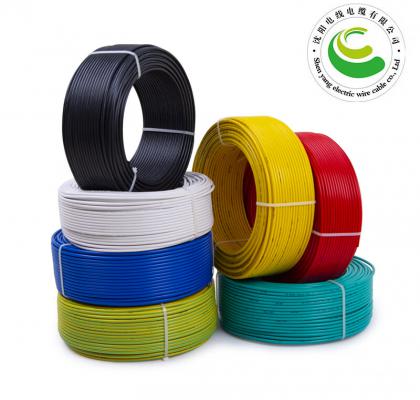 ZR-BVR-450/750V-1*1.0mm²单芯多股软铜线阻燃塑铜线 红色 95米/捆  1mm²-6mm²
